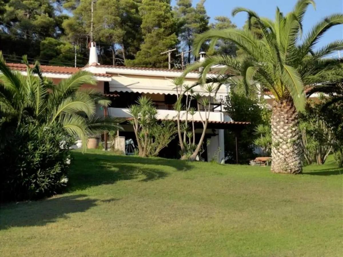 Beachfront Villa 100M From Sea For Up To 10 Guests Siviri Exterior foto